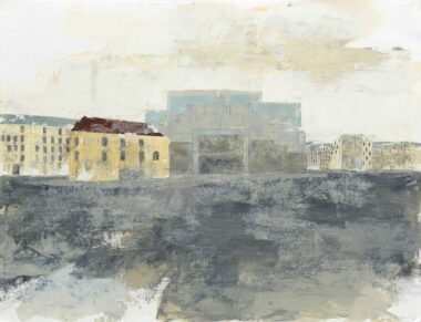 OPERÁ BASTILLE - 2021, Graphit, Öl auf Papier, 50 x 65 cm Salzmann Nieves