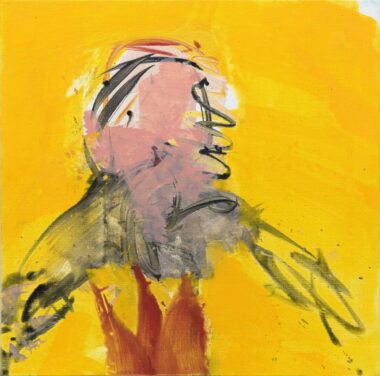 FIGUR - 2007, Öl auf Leinwand, 60 x 60 cm Mikl Josef